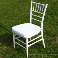 Evento de color blanco Silla Tiffany para boda Ourtdoor